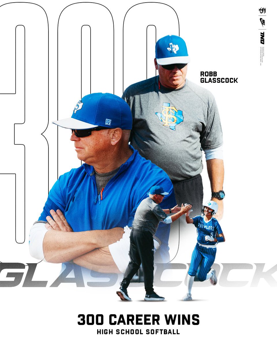 athleticsfshs's tweet photo. BIG SHOUTOUT!! Our Head Softball Coach - Robb Glasscock, with the help of our Prowlers, secured his 300th career win last night! We stand in the presence of greatness! Congrats Coach! π₯
#prowlers #prowlersfight #TNQ #fortstockton #goprowlers #teamneverquit @thecoachhickman https://t.co/pMSkQZtqHY