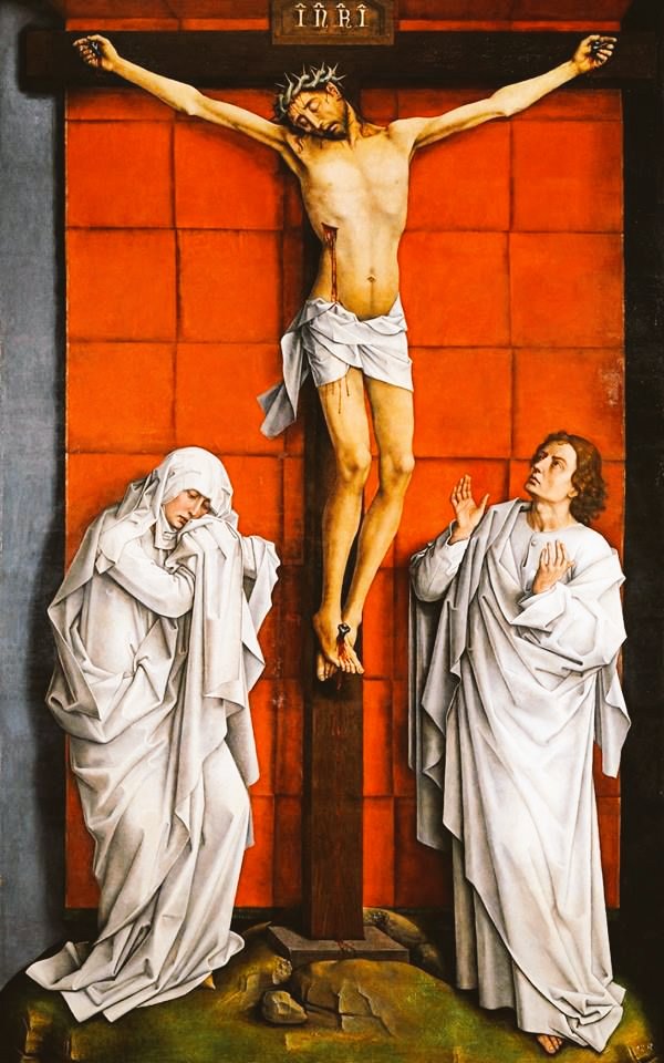 _rjardon's tweet photo. "Christ crucified" by R. #vanderWeyden (1400-1461) / Flemish Rennasaince #fineart https://t.co/tCHPa9mp5Z