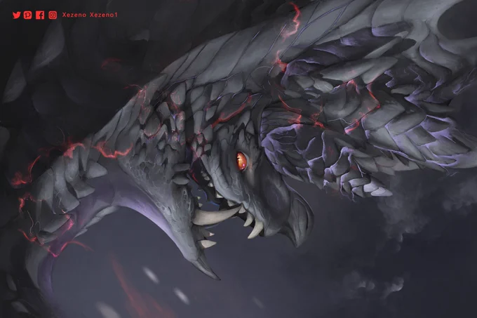 Alatreon 2020          Alatreon but smol 2021 