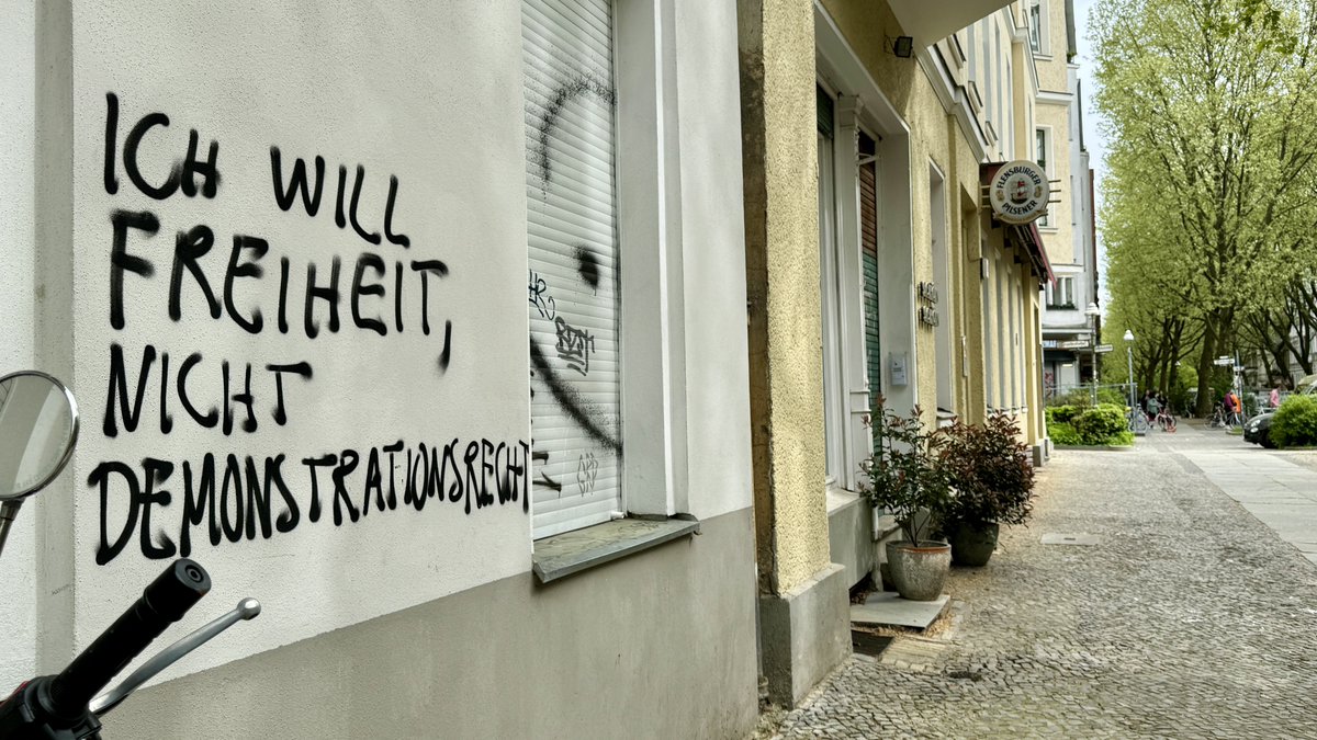 ICH WILL FREIHEIT, NICHT #DEMONSTRATIONSRECHT Berlin-Neukölln, 14.4.24