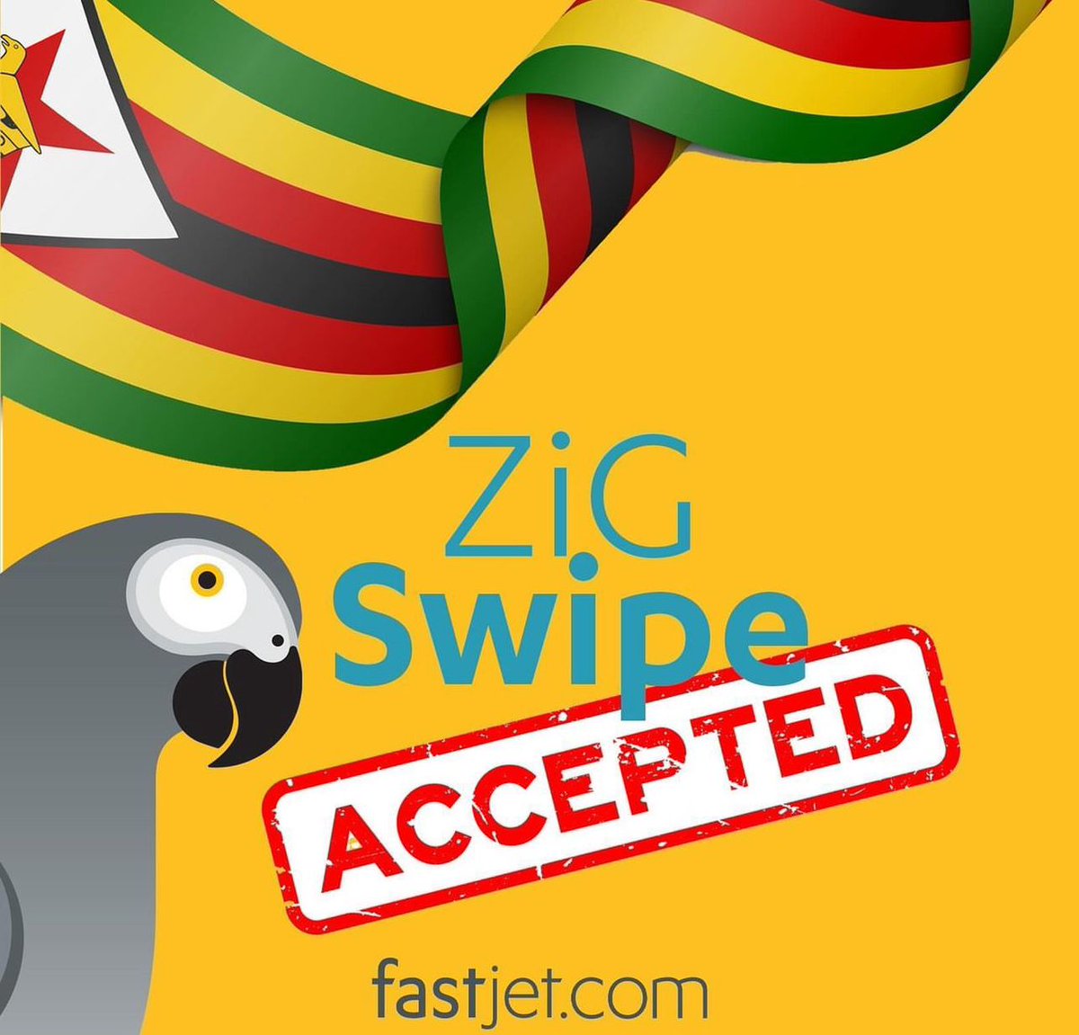 'Fastjet stuns clients with exciting news on social media! ✈️🎉 They've announced that they now accept ZIG payments for trips following the currency introduction. Get ready for seamless travel experiences with your preferred payment method. #Fastjet