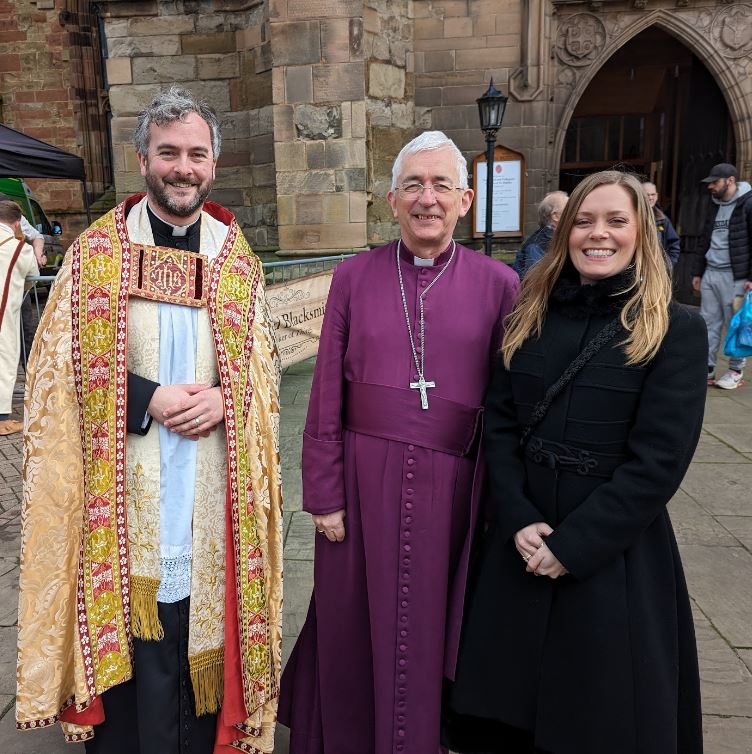 It was a pleasure to join the Lord Bishop of Lichfield OBE, Michael Geoffrey Ipgrave and Rev. Andrew Lythall for celebrations of the Christian heritage of Tamworth, visiting the grade 1 listed church St Editha's during the celebrations of King Offa.