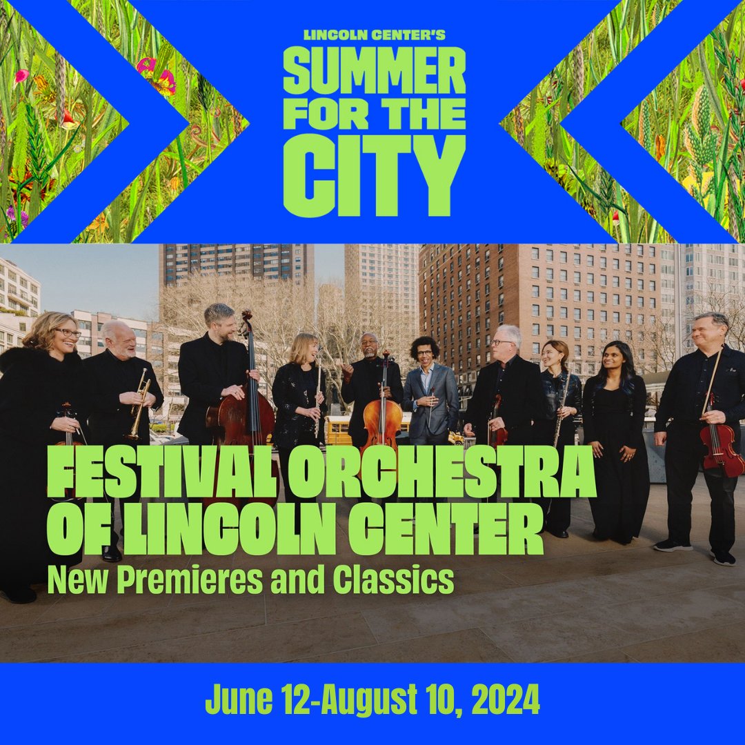 Our PR client @LincolnCenter has announced the 2024 Summer for the City Festival season with their beloved summer orchestra! Featuring iconic classical music alongside new and rediscovered works, including the North American Premiere of Huang Ruo @RuoHuang’s “City of Floating…