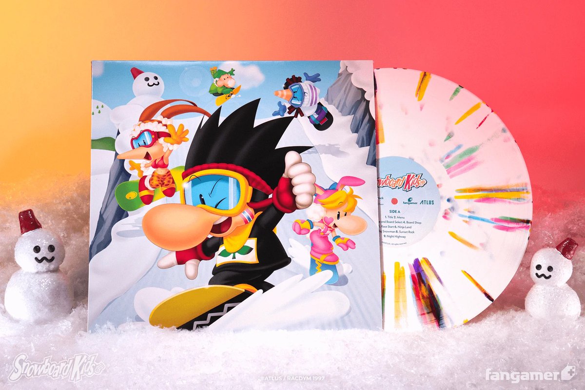 Snowboard Kids Vinyl Soundtrack Announced by Fangamer - personacentral.com/snowboard-kids…