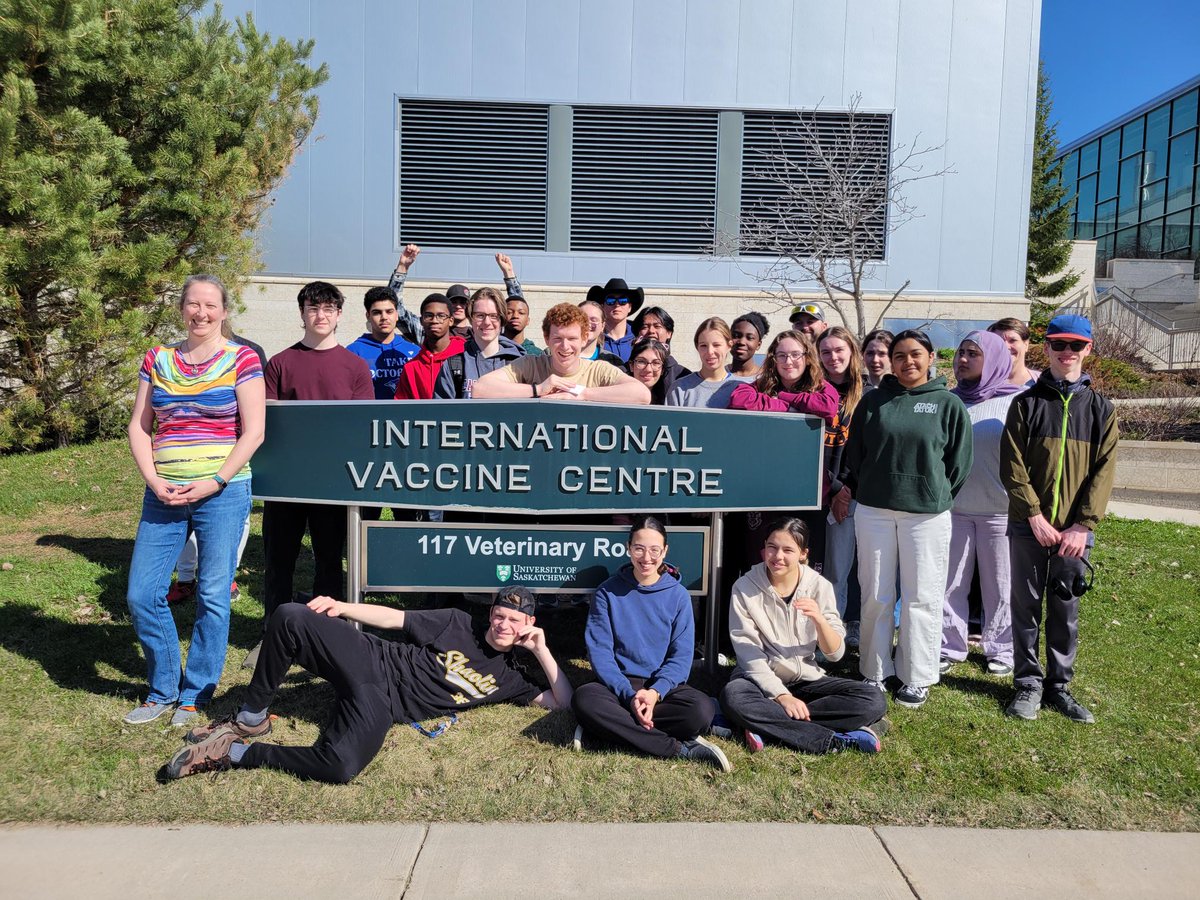 We were happy to host a class from Ecole Canadienne-française – Pavillon Gustave-Dubois at VIDO today. We hope that sharing the importance of research will inspire these students to pursue science education! #NeverStopLearning #USask #USaskResearch @USask