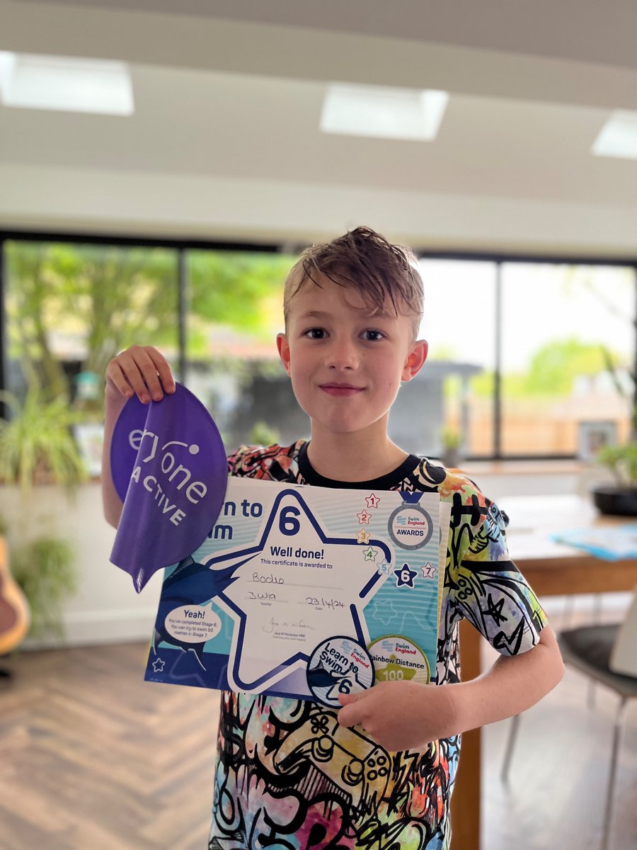 vacated's tweet photo. @LarchwoodPS after a lot of perseverance, Bodie has gone up to the next level in swimming. 👏 https://t.co/nMVp6r9k1o