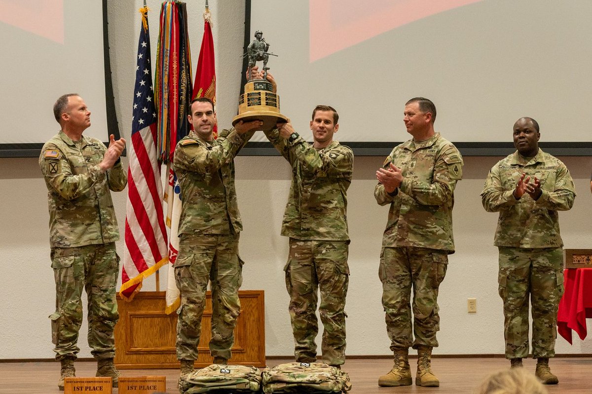 The 2024 Best Sapper Competition winners are Capts. Matthew Cushing and Joseph Palazini, from Fort Campbell, Kentucky — making history not only as the first team to win the competition twice, but also back-to-back.
#BSC24 #EarntheRight #SLTW #BeAllYouCanBe