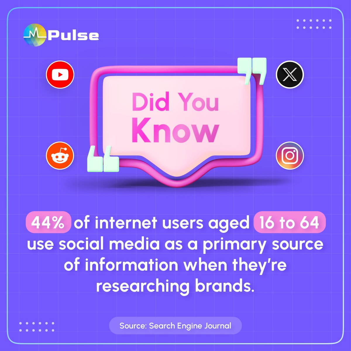 mPulse_mMatrix's tweet image. #mPulseInsights

44% of internet users turn to social media for brand research! 

Unlock insights with #SocialListening for impactful strategies. What&apos;s your top platform for brand info? Comment below! 

#mPulse #SocialMedia #ConsumerBehaviour