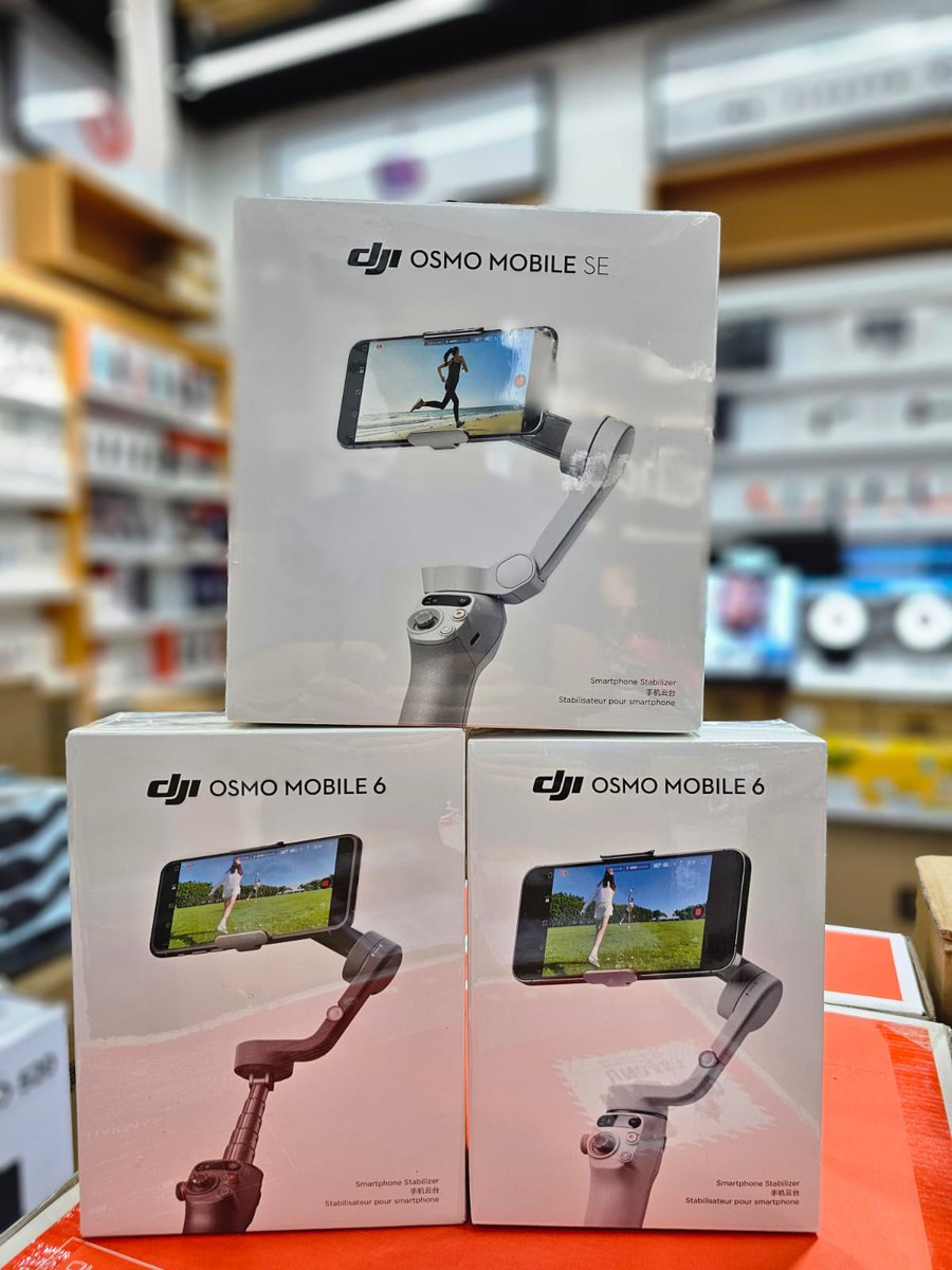 Capture smooth, steady footage with the Professional video motorized gimbals stabilizers...
Various kinds of gimbal stabilizers available, from the handheld gimbal intended for supporting a relatively light camera, to the highly sophisticated, motorized.
☎️0759205339
Whatsapp...