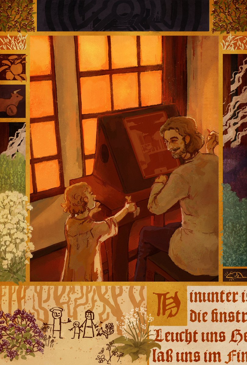 My full piece for the <a href="/PalimpsestZine/">Palimpsest: A Pentiment Zine</a> :] #Pentiment