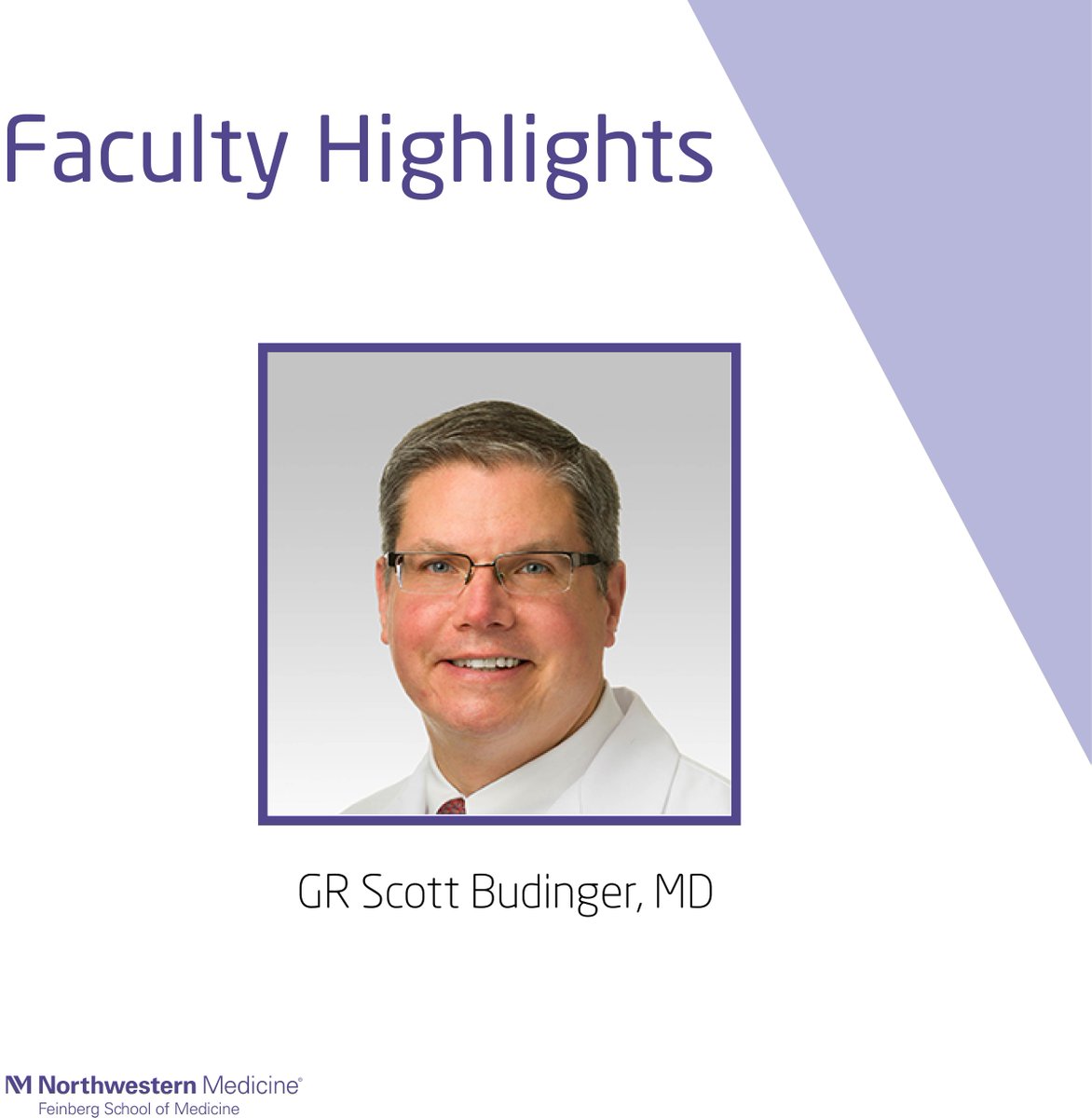 #Congratulations to GR Scott Budinger, MD for being named the #FacultyMentor of the Year by our Medical Faculty Council! @NM_Lung