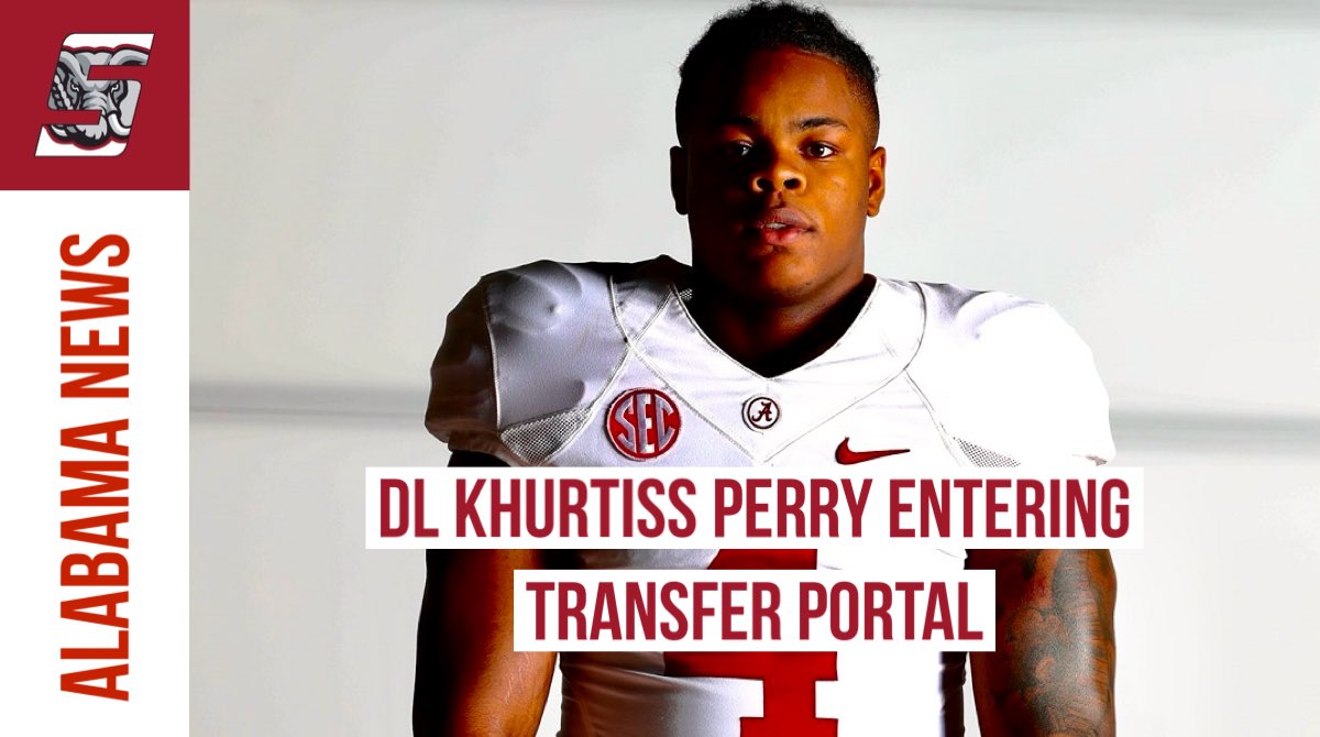 Alabama DL Khurtiss Perry will enter the transfer portal, his agency tells @On3sports. The 4⭐️ Pike Road native was the #10 overall DL and a top 100 recruit in the 2022 class, as well as a top 3 player in the state of Alabama. He saw action in only one game vs MTSU.
