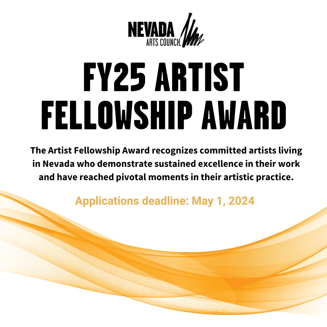 It's time to submit your applications for the FY25 Visual Art Artist Fellowship Award! Get recognized with $5,000 for your remarkable contributions. Check our website now for eligibility requirements. Deadline is May 1st 2024 at 5:00pm PT.  brnw.ch/21wJ68P