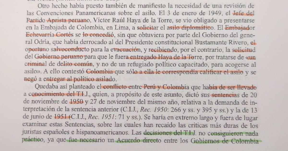 Vaya que estos temas de D.I no son nuevos, y más aún se ve la fuerza jurídica que tienen las decisiones del T.IJ 🫨