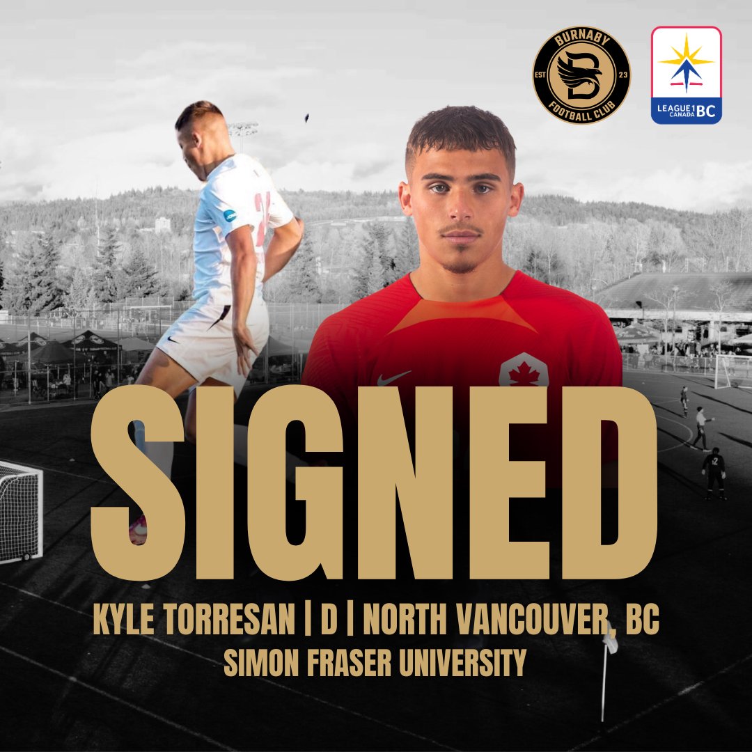 SIGNING ALERT 🚨🦅
Burnaby FC is excited to announce the signing of Defender Kyle Torresan from North Vancouver, BC. 

Welcome Kyle!