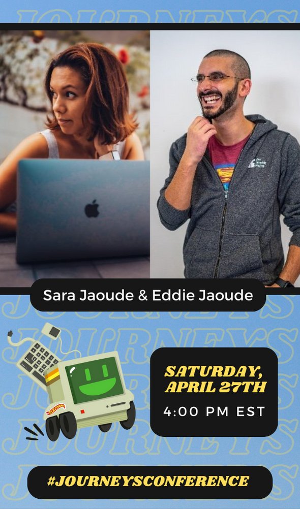 Join @SaraJaoude and me on our first joint talk! We will share our journey so far, challenges and future plans, including: ✅ Being Digital Nomads ✅ Freelancing ✅ Open Source What additional topics would you like to learn more about? Let us know below 👇 Event url below!…
