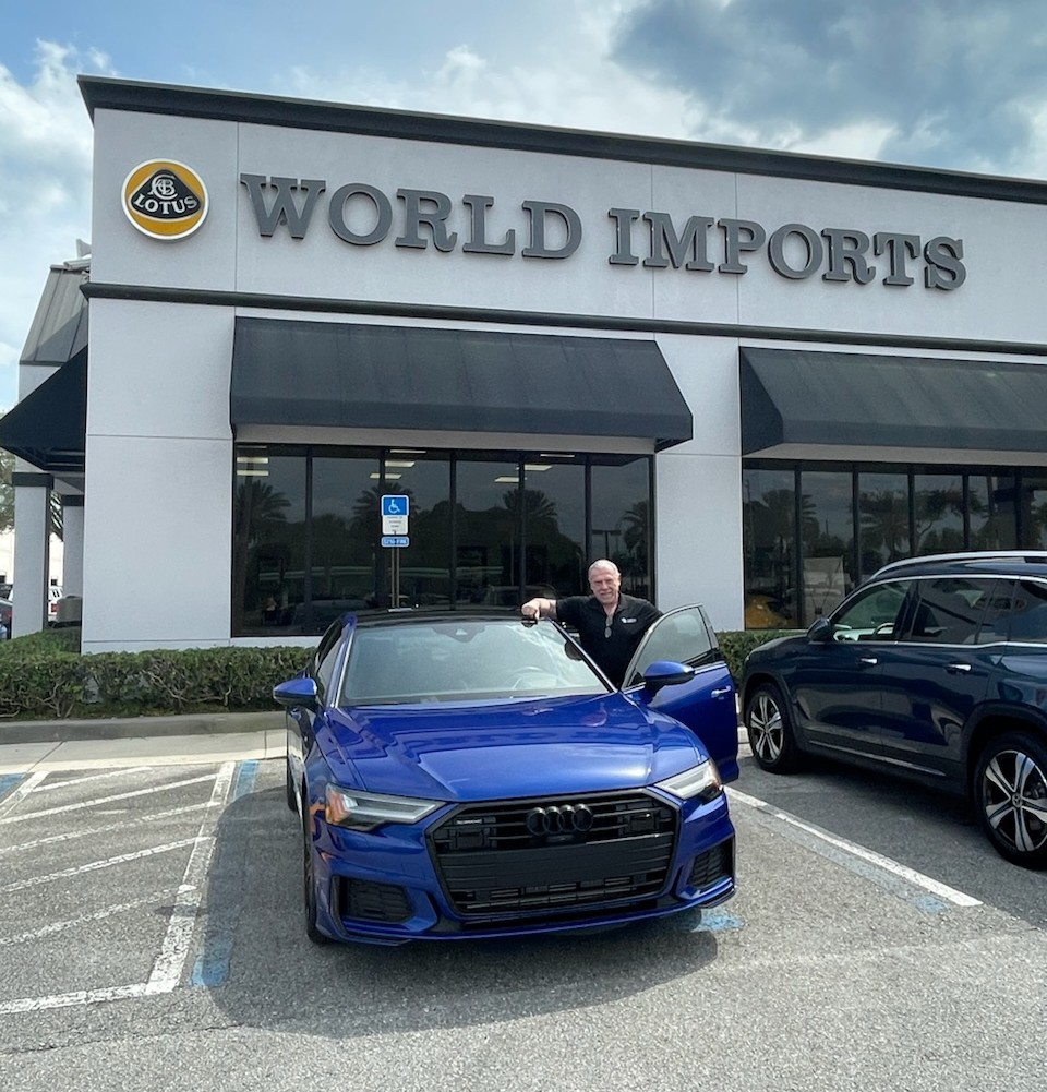 Congratulations Mr. Gatto on your Deep Blue 2022 Audi A6 Prestige purchase! Thank you for trusting Logan Paddock and the rest of the World Imports USA team with your purchase!