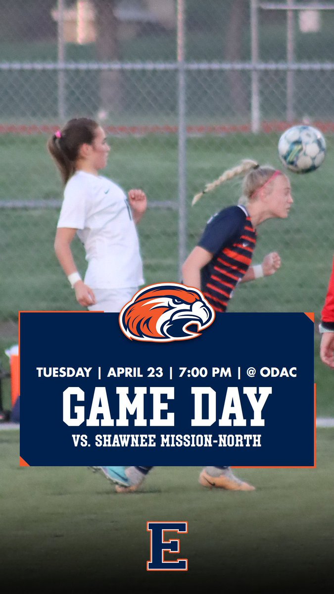 “Head” on out to ODAC tonight @OlatheESoccer takes on Shawnee Mission North! Kick-off is set for 7:00 PM. @OEWomensSoccer @OEastAthletics
