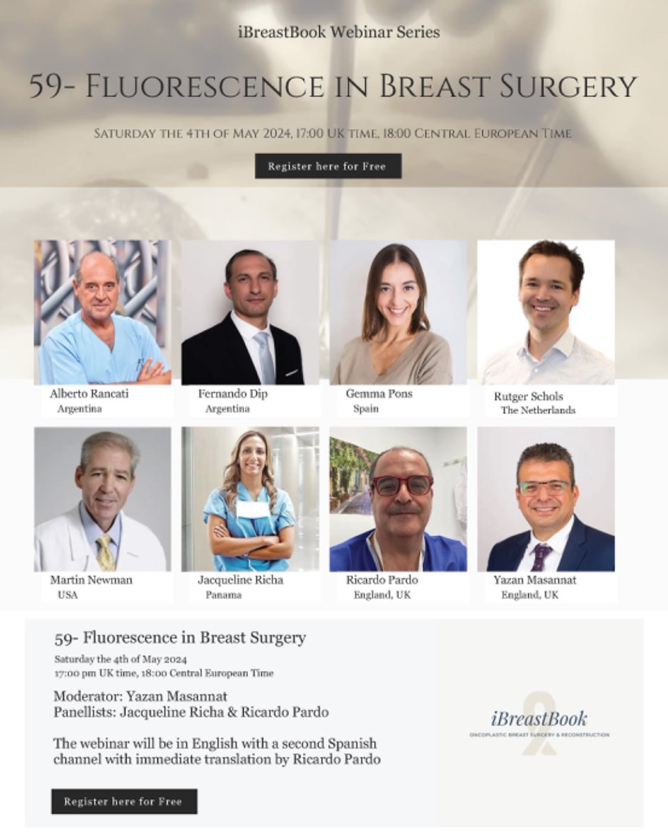 Check the newsletter for our next webinars on Fluorescence, Implants, and Debates, and check the discount codes for the Uppsala and London Breast Meetings.  

ibreastbook.com/so/55OyBs7p5?l… 

#BreastCancer #BreastSurgery #BreastReconstruction