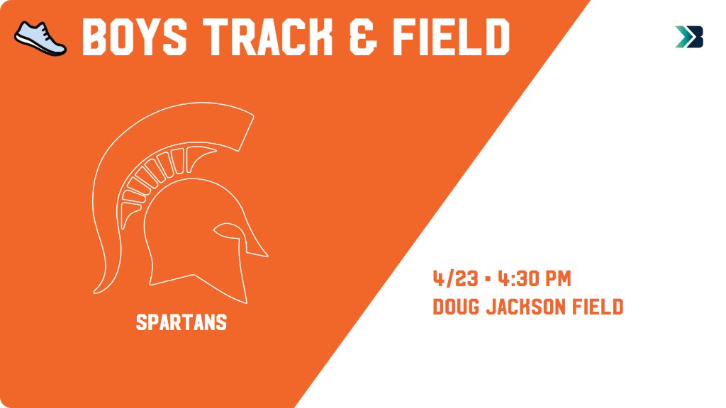Boys Track & Field (Varsity) Meet Day! - Check out the event preview for the Solon Spartans. It starts at 4:30 PM and is at Doug Jackson Field Bill Bails Track. gobound.com/ia/ihsaa/boyst…