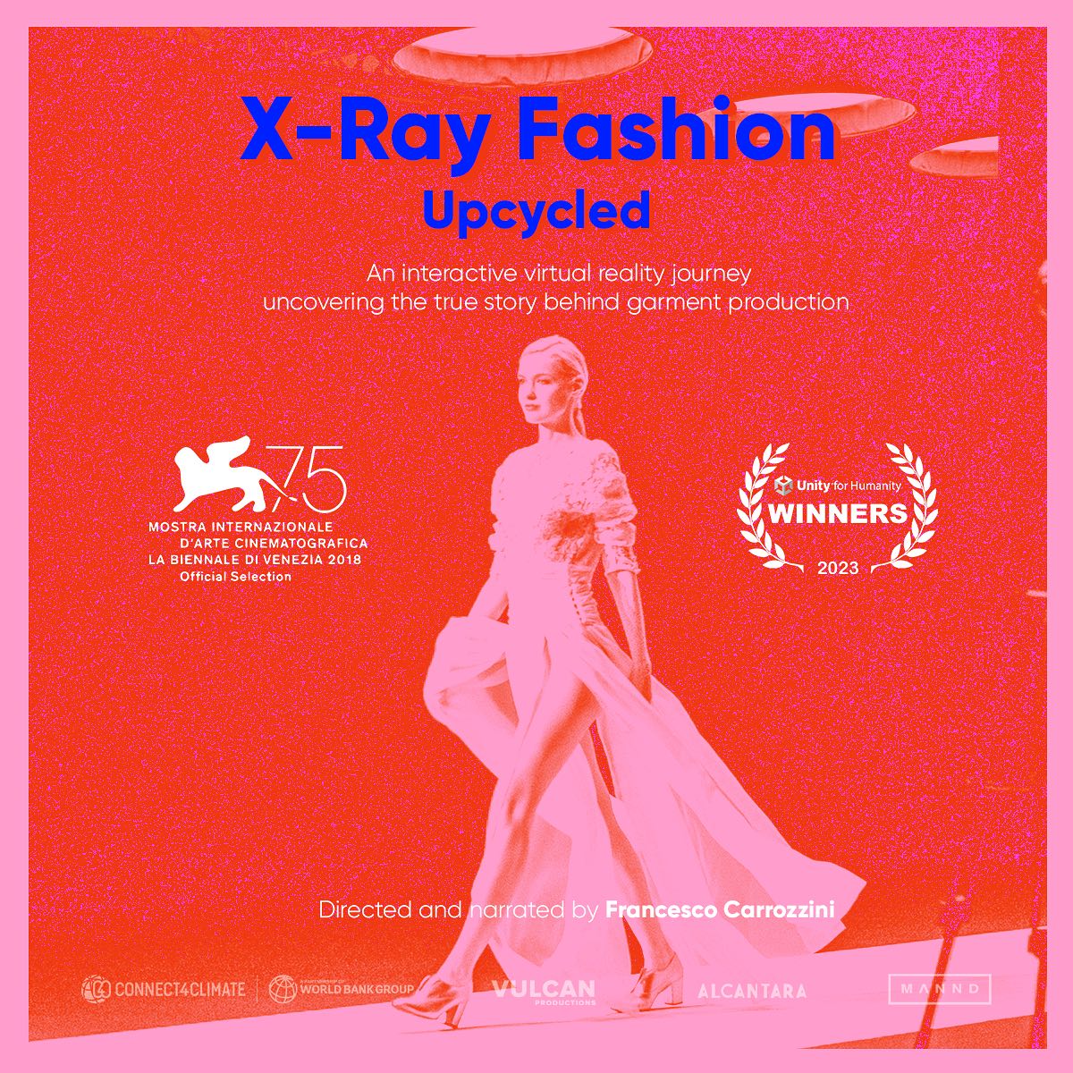 Proud to have contributed as a developer to this important 'XR for Good'-project, which showcases the impact of 'fast fashion'. 

The 'X-Ray Fashion: Upcycled' installation premieres tomorrow at Planet Week in Biella, Italy!