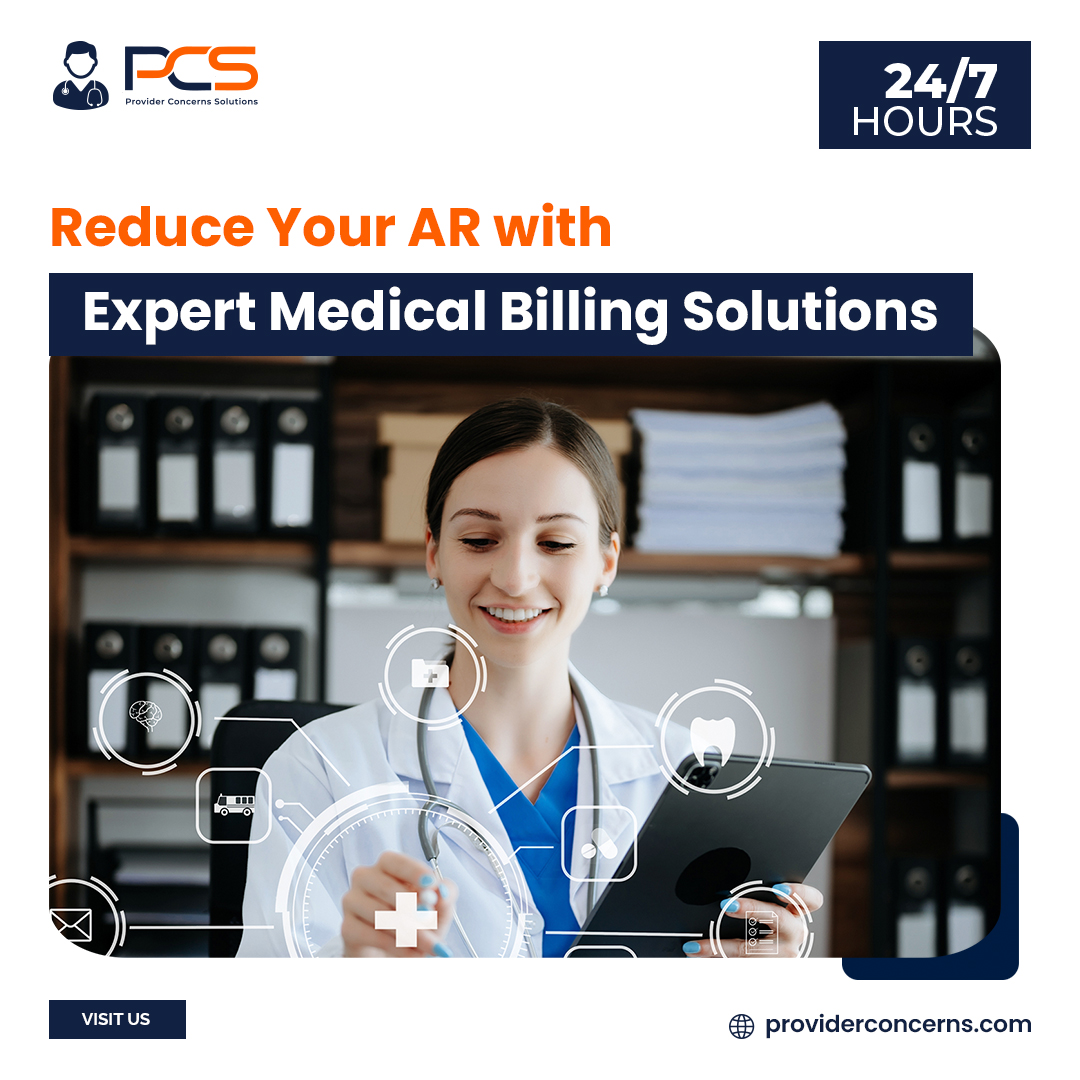 Improve your financial performance today.

providerconcerns.com

#MedicalBilling #ARReduction #HealthcareFinance #BillingSolutions #HealthcareSolutions #MedicalCollections #PracticeManagement #HealthcareRevenue #FinancialSuccess #OptimizePractice #ProviderConcerns