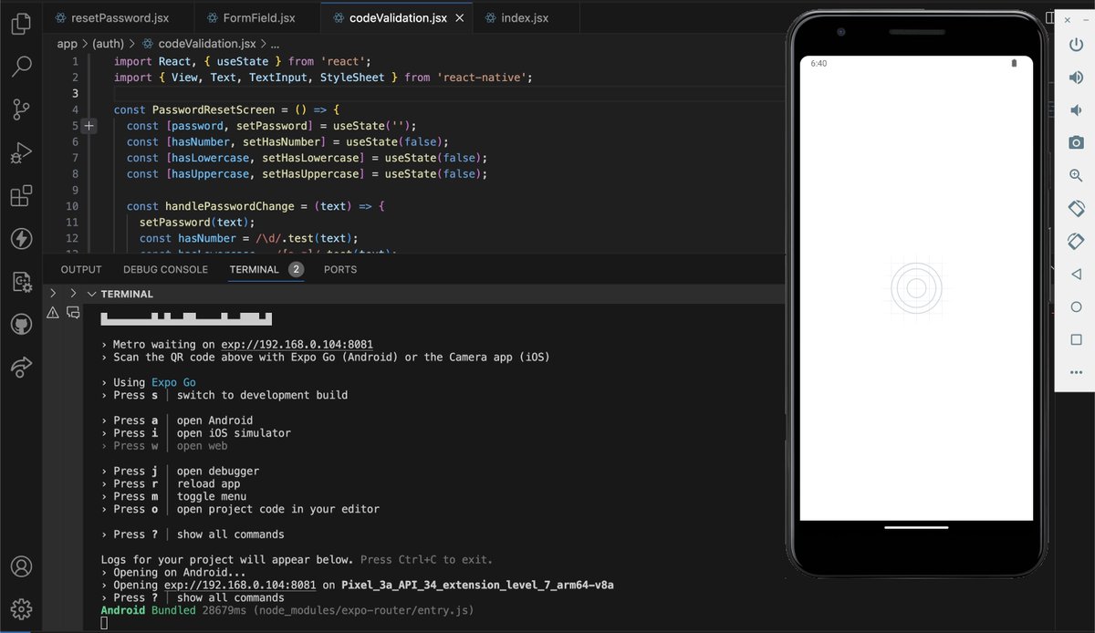 joonx05's tweet image. Expo-on-a-go!
Getting my hands dirty while messing around with new technologies which I'm quite unfamiliar with.But it was a great day of work and the continuous mindset shift that's required!
#buildinpublic #ProjectsBasedLearning