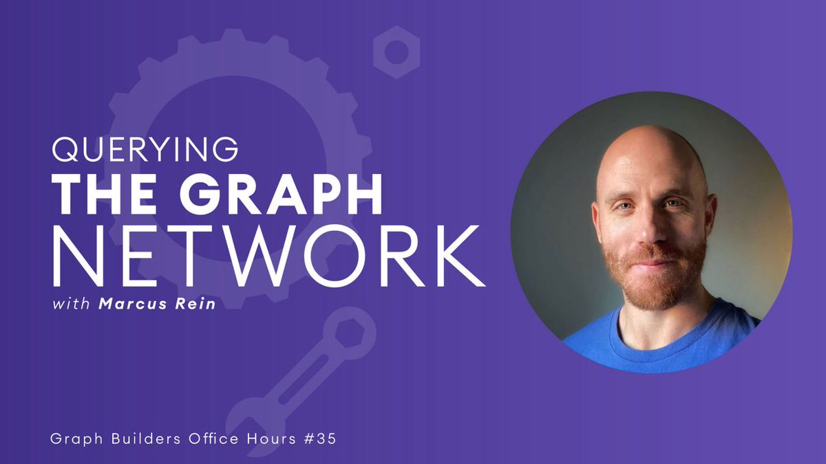 Ever want to really learn how to query the decentralized subgraphs of @graphprotocol ? Join me on The Graph Builders Office Hours - Thurs at 4pm UTC to learn how to start building on The Graph Network 🏗️ Come with questions! discord.com/events/4380386…