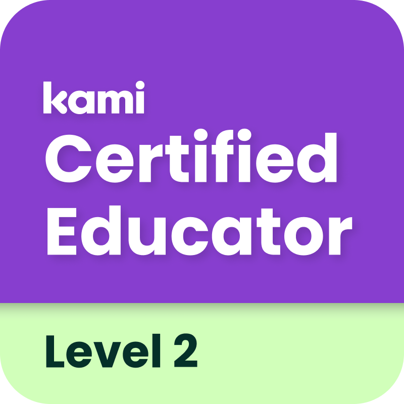 I completed the newly released @KamiApp educator learning modules. Make sure you check them out! 🔗kamiapp.com/certified/ #MyEdTechLife #KamiApp #KamiHeroes