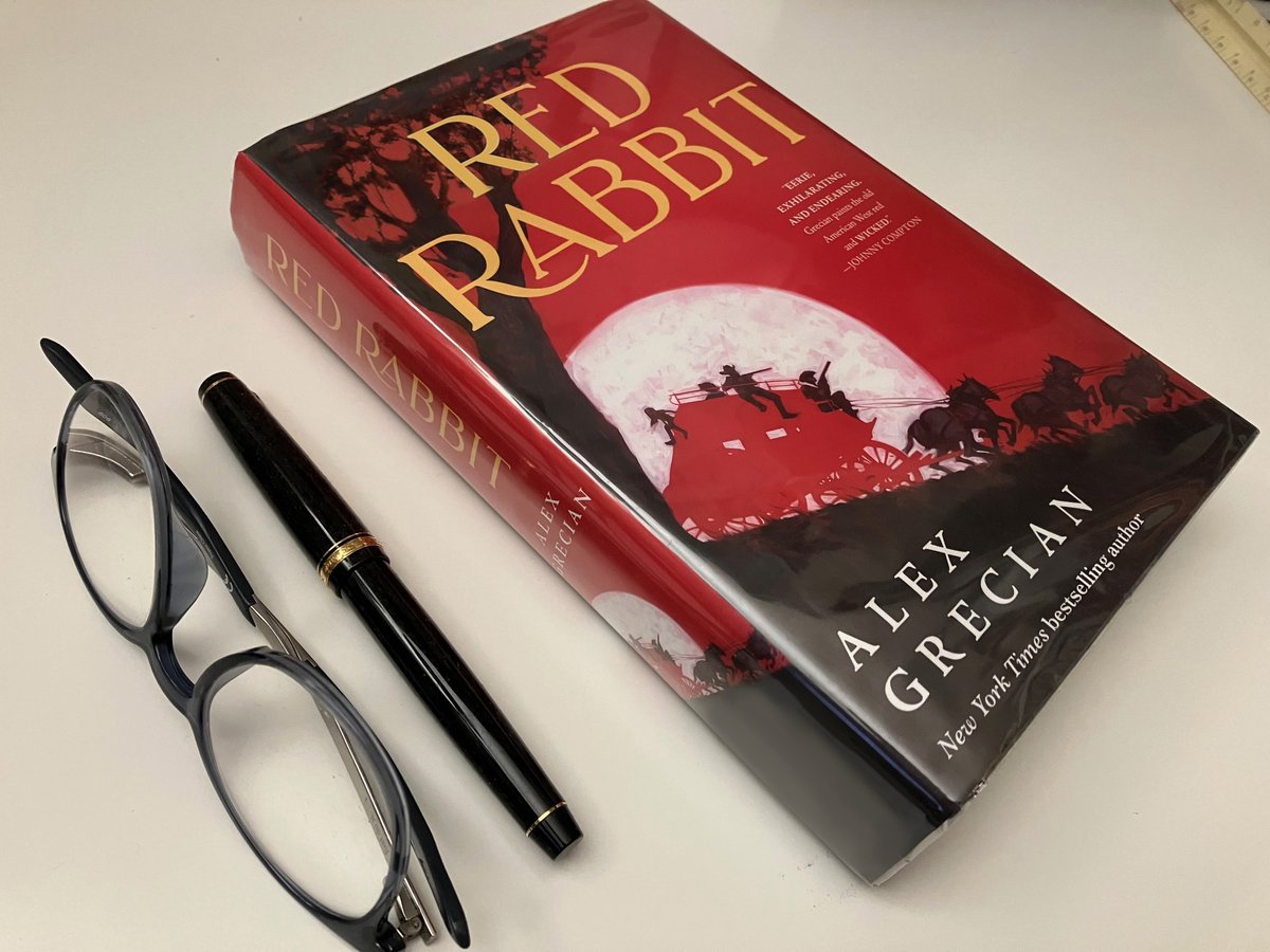 It's World Book Day! Time for some good reading. Red Rabbit by @alexgrecian is a dark + bloody hell ride through supernatural wild west. Didn’t want to put it down, but I had to sleep. Big bonus for taking place in Kansas where I grew up. Happy Reading, folks! #WorldBookDay