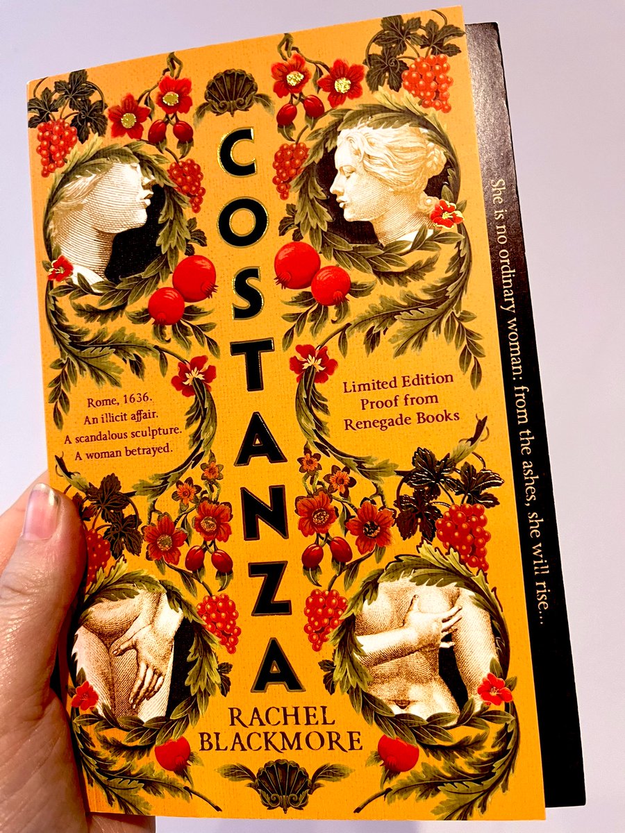#BookMail So excited to have this gorgeous copy in my hands!!! 🤩 #Costanza by @rjblackmore1 published by @dialoguepub thank you so much to @PublicityBooks for my giveaway win xxx I cannot wait to be swept away into 16th c Rome amidst scandal, betrayal and art that will