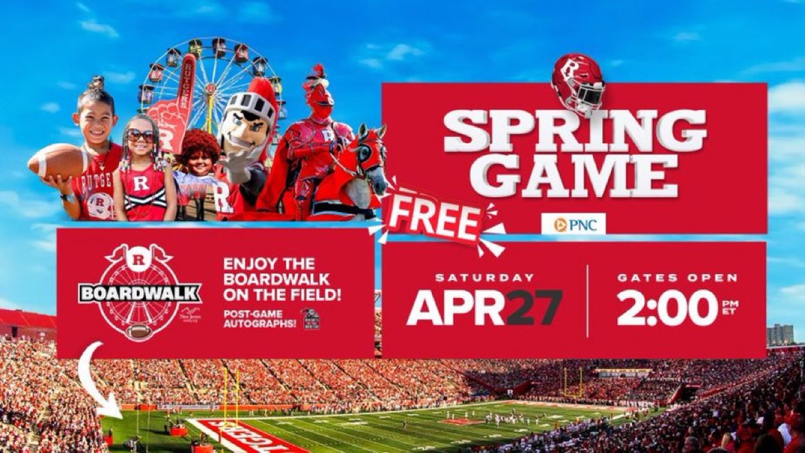 Want to win Provident Bank Club seats for one of our games this season?   Well, you can win that and more through The Bid2Win RU Touchdown Club Auction which will take place at the Scarlet vs. White Spring Game.   See you then, Rutgers Nation!🪓 @RU_TDClub