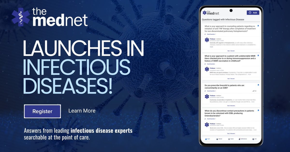 @themednet proudly introduces its newest specialty – Infectious Diseases! #IDtwitter