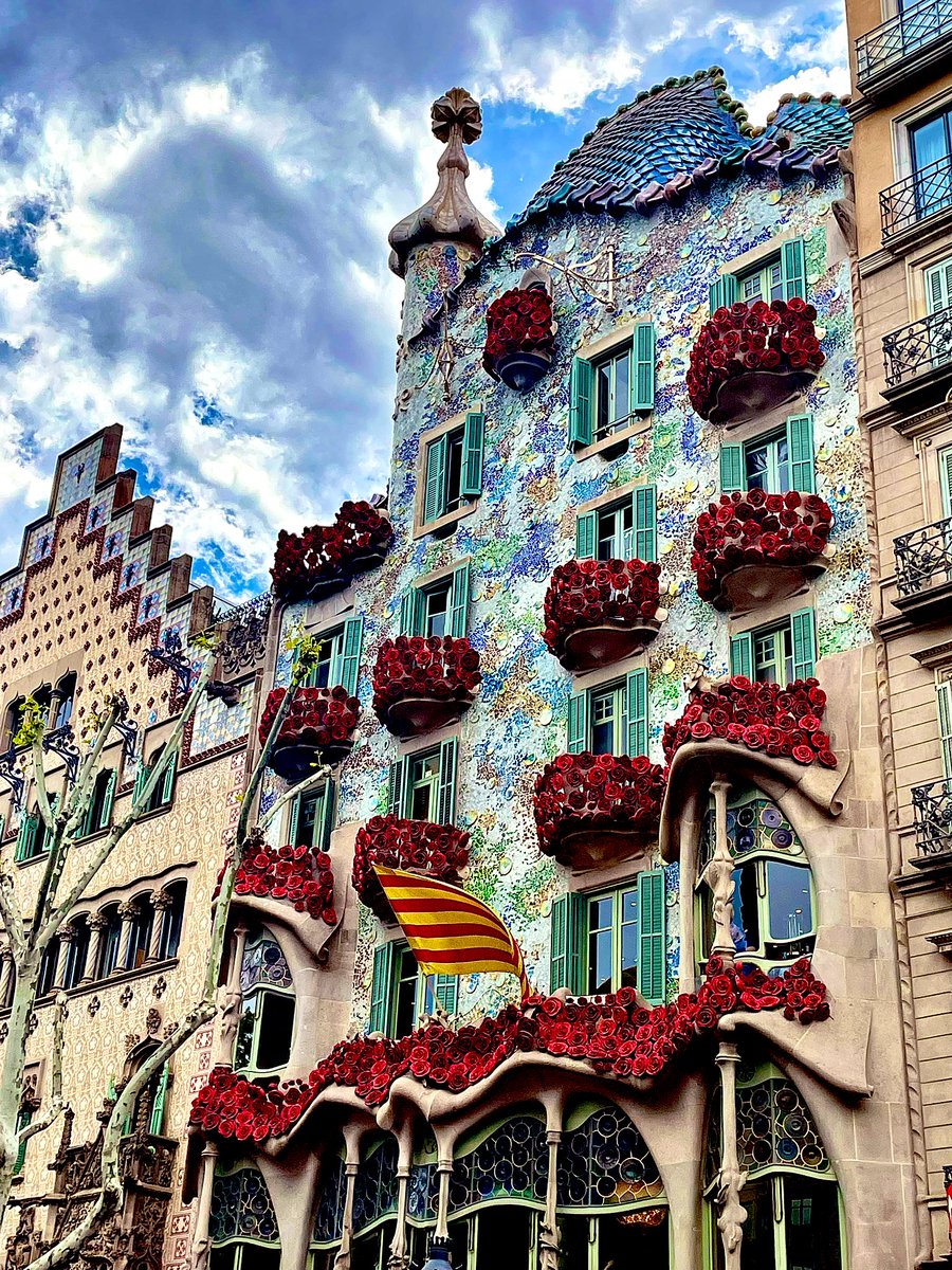 eladevesa's tweet photo. Avui és el dia més bonic de l'any. 
Feliç Sant Jordi! 🌹📖🐉 https://t.co/DocP3JleYa