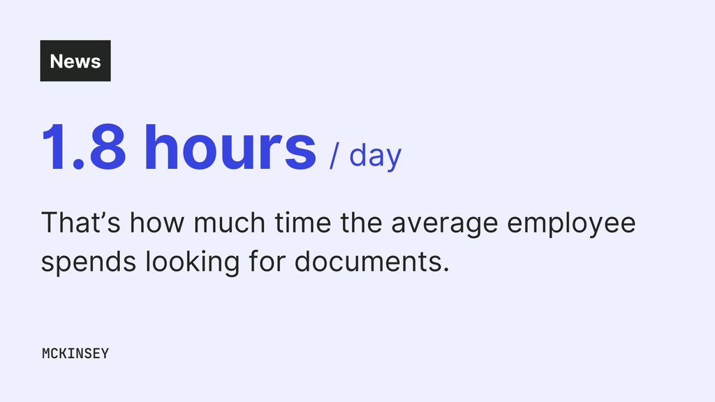 pilot_io's tweet photo. Stop wasting time hunting down documents. 

With Pilot's lightning-fast universal search and streamlined permissions, your team can find what they need in a flash! ⚡️ 

Check it out yourself: https://t.co/LlIgIMTvYQ

#knowledgemanagement https://t.co/A5QJ1UVLou