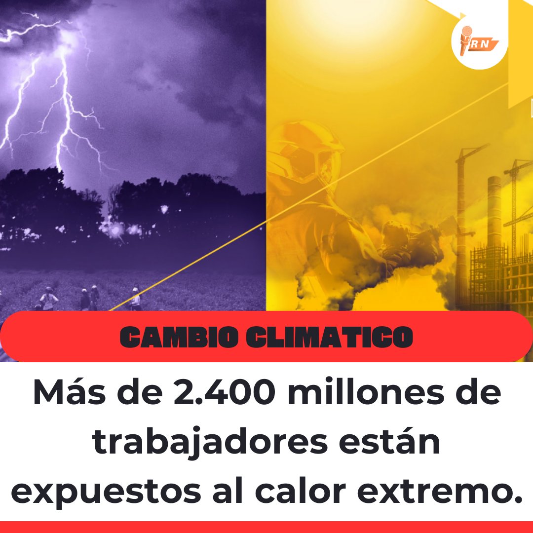 🔴Cada vez más trabajadores se ven afectados por el cambio climático.

Más info:
instagram.com/p/C6HMrCNuLza/…
seguridad y salud en el trabajo, ambiente de trabajo, salud, enfermedades profesionales, lesiones profesionales #cambioclimatico #seguridadysaludeneltrabajo #CambioClimático