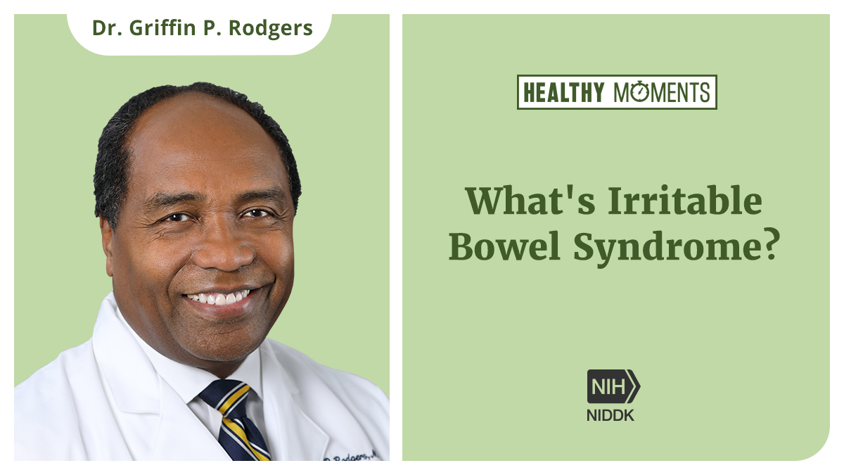 If you have frequent abdominal pain along with diarrhea or constipation, you may have irritable bowel syndrome (IBS). Check out #HealthyMoments to learn more: niddk.nih.gov/health-informa…

#NIDDK #IBS