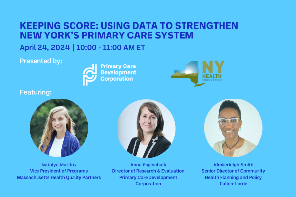 Happening tomorrow: How can data drive action towards a primary care-centric health system in New York State? Experts from PCDC and @NYHFoundation weigh in: ow.ly/nFUr50RjTE6