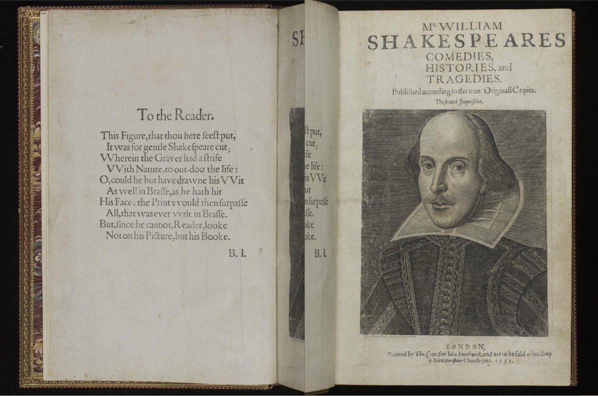 #SpecialCollections Image-A-Day 📚🎭
Celebrate #ShakespearesBirthday by turning the pages of #Shakespeare's #SecondFolio (1632) held in the John and Mary Nichols Special Collections @OU_Libraries repository.ou.edu/uuid/83a43918-…