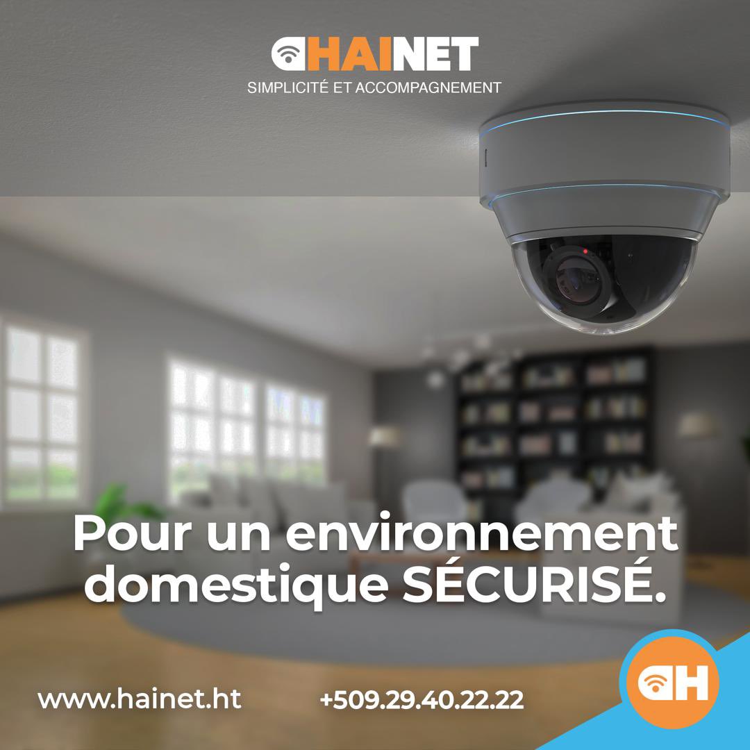 Sérénité assurée avec les caméras de sécurité HAINET — vos yeux partout, tout le temps. #SécuritéHAINET”