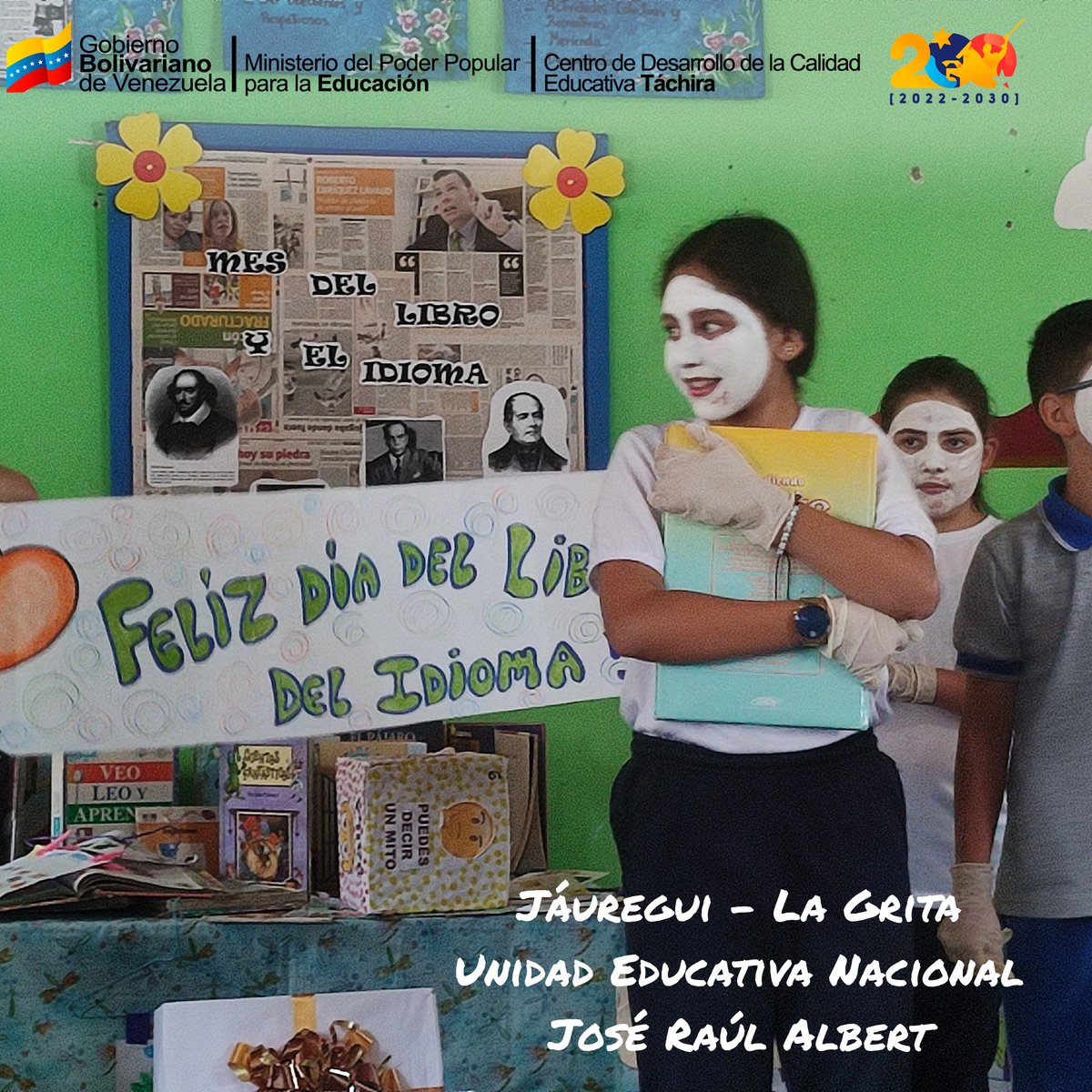Celebración del día del Libro y el Idioma
