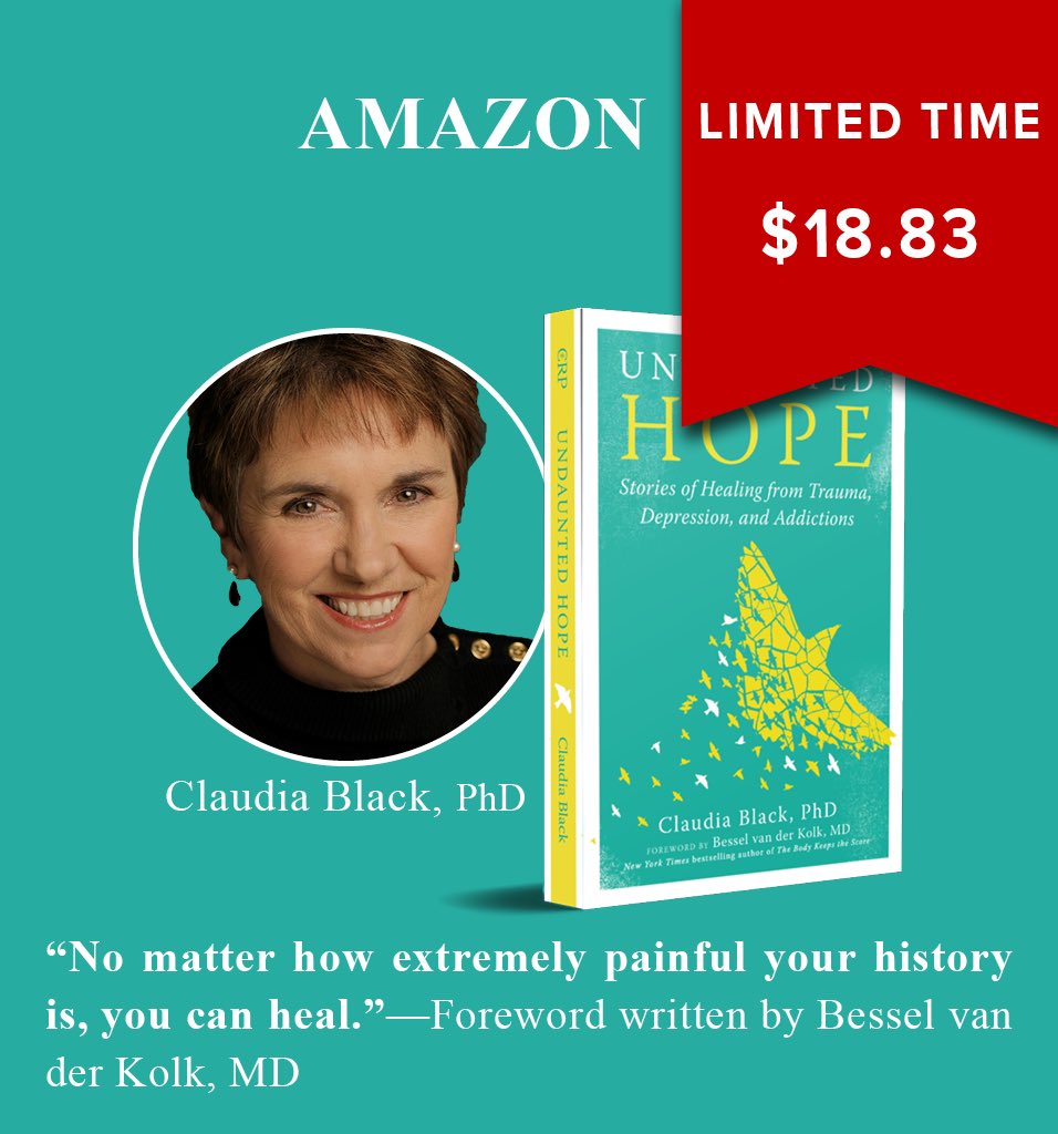 Undaunted Hope is now available!

Claudia Black, along with over a dozen world-renowned psychotherapists provide clinical, human-focused insights on healing, treatment, &amp; recovery.

amazon.com/Undaunted-Hope…

<a href="/meadowsrecovery/">Meadows Behavioral Healthcare</a>