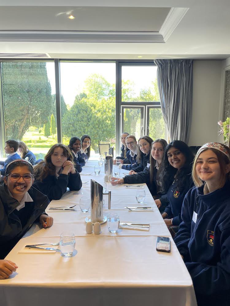 StJosephsLucan's tweet photo. Students today attended Challenge for Change, aconference for primary and secondary students. A group of ten TYs travelled to the Lyrath Hotel in Kilkenny to present their project on the Universal Declaration of Human Rights #stjosephslucan https://t.co/zTAfjzDSsu