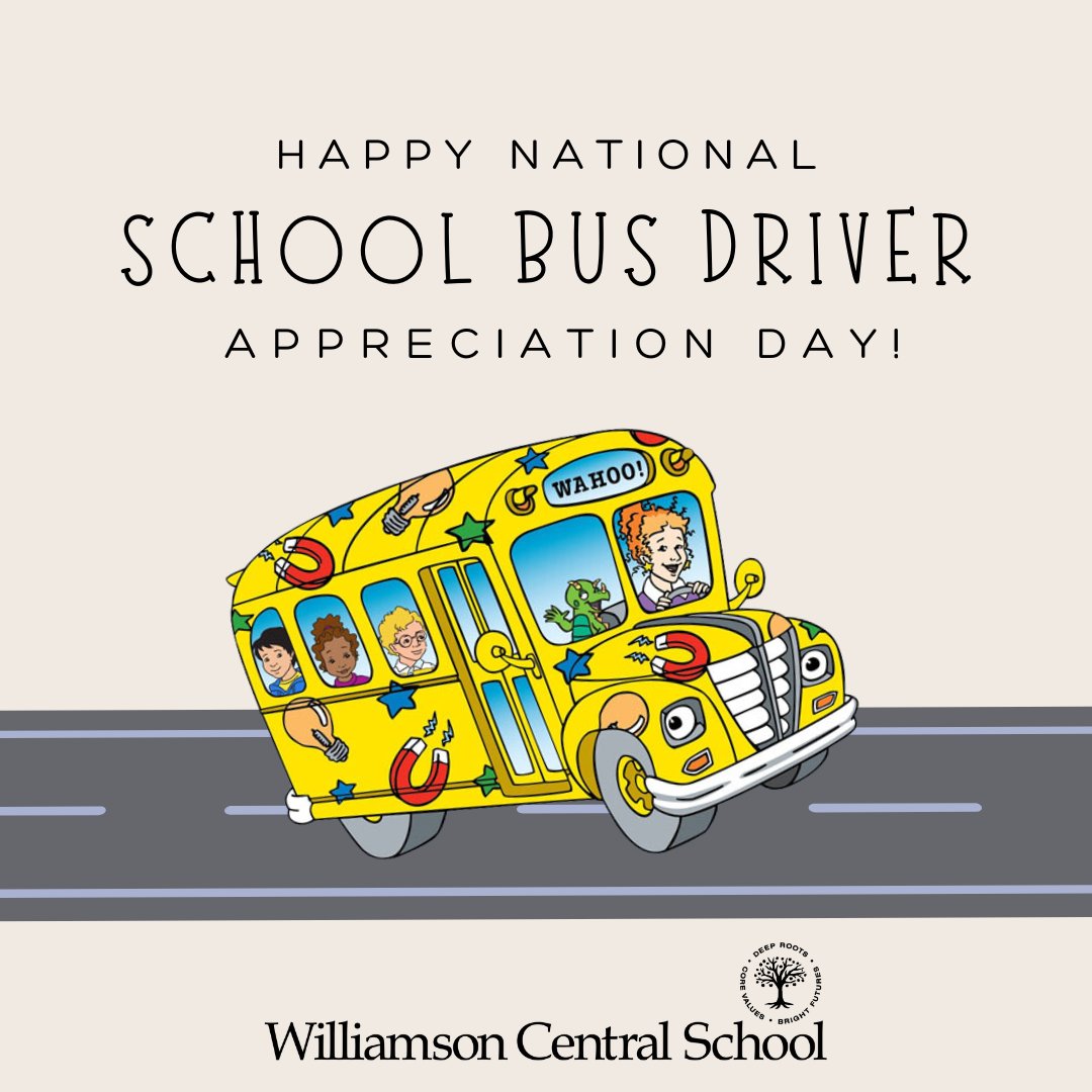 Happy School Bus Driver Appreciation Day! Thank you to our bus drivers, monitors, mechanics, admin support and our whole transportation department for all you do every day to keep our students safe as they get to and from school. WE APPRECIATE YOU!! 🚌 💛 #MarauderPride