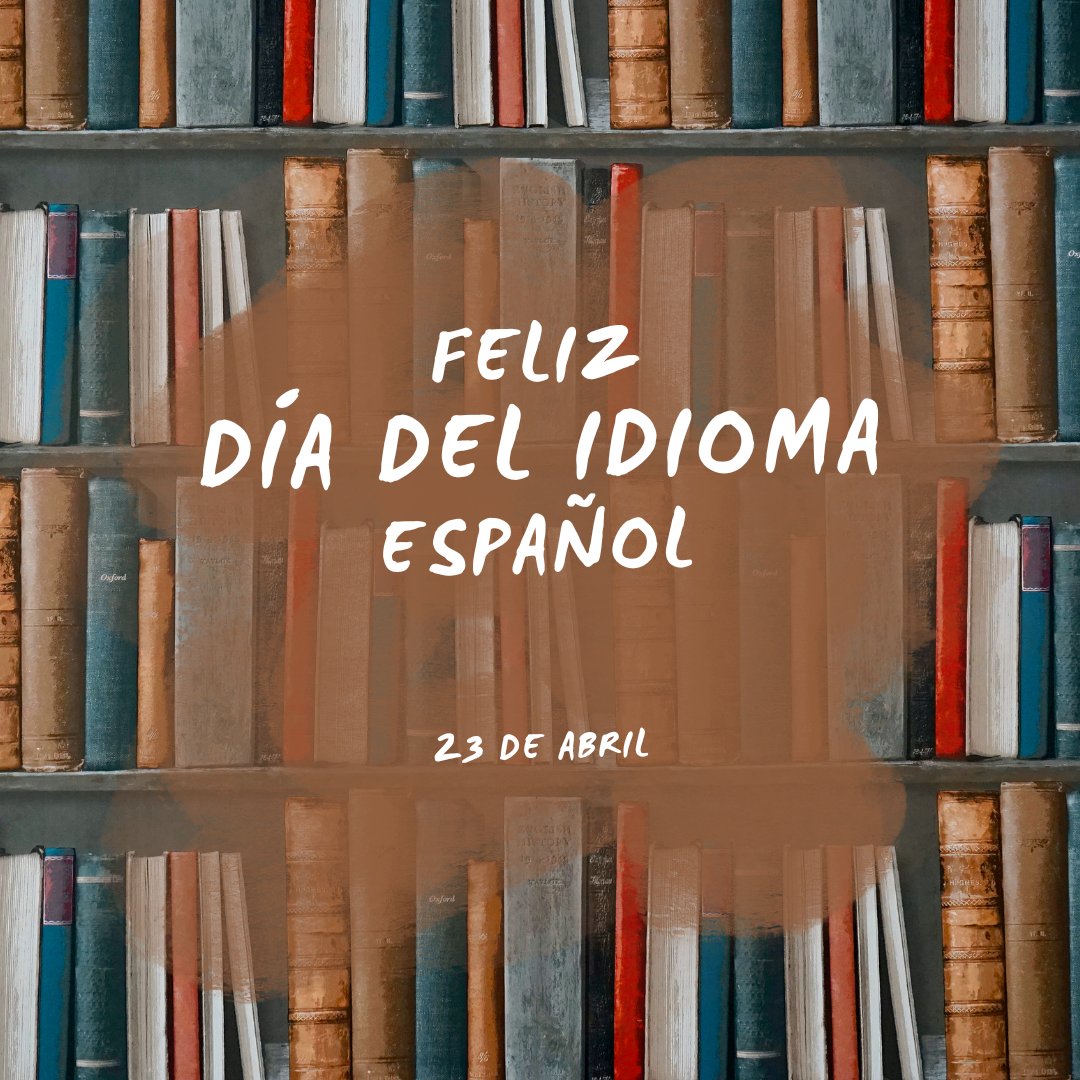 🎊 Feliz Día del Idioma Español 😁 Cada 23 de abril se celebra esta fecha que recuerda la memoria de Miguel de Cervantes y resalta la importancia del español como idioma oficial de las Naciones Unidas, al tiempo que promueve la riqueza de un idioma diverso. #OrgulloUH