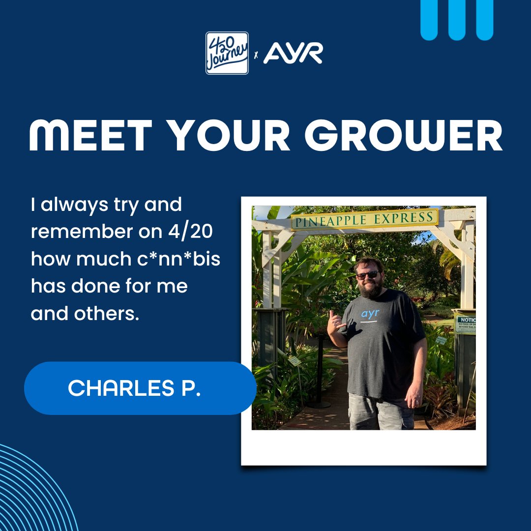 Introducing Charles, a Post Harvest Technician at our Warrendale cultivation facility. On 420, Charles reflected on the significance of the plant, acknowledging how it has not only advanced his own journey but also positively impacted others.