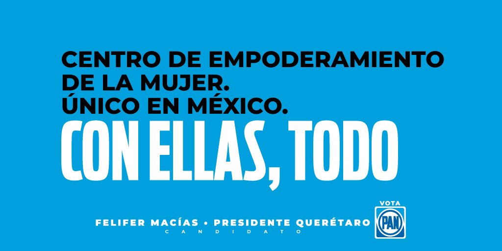 FeliFerMacias's tweet photo. Querétaro, ¡con ellas!

Vamos a crear un centro de empoderamiento de la mujer con el fin de brindarles autonomía, un espacio seguro de trabajo, de creación de vínculos y una red de apoyo.

#OrdenConRumbo https://t.co/zGKVn79mLN