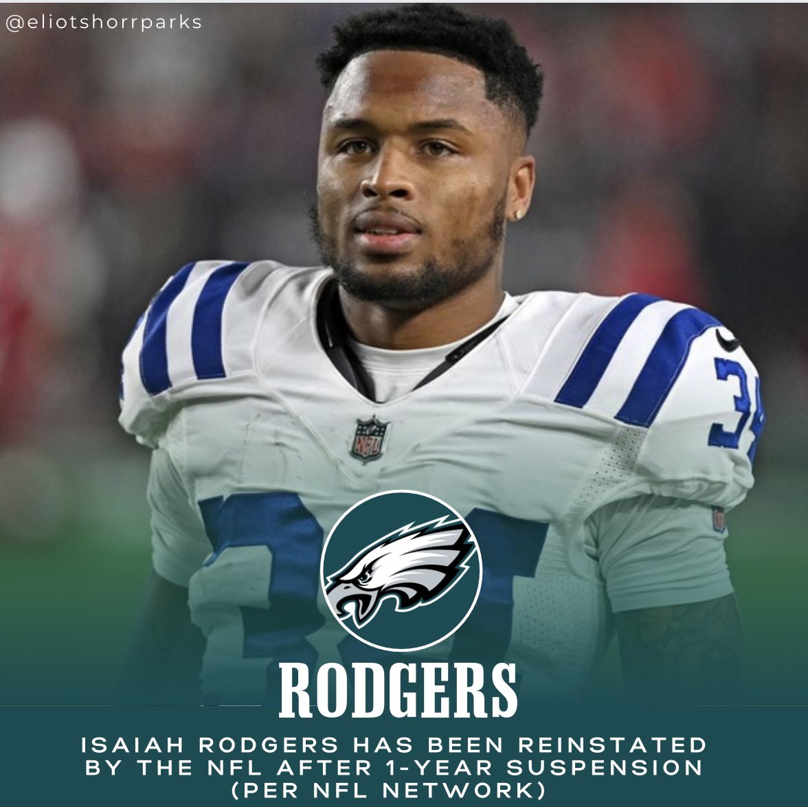 Isaiah Rodgers in 2022, per PFF: ** 5th best overall cornerback ** 6th best cornerback in coverage (Min 20% of defensive snaps played) Will compete for a starting job at outside corner #Eagles