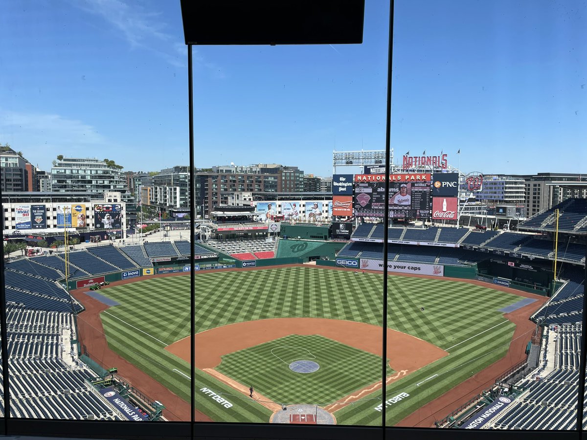 I'm checking in at Nationals Park on a beautiful day in Washington D.C. as they #Dodgers begin their three-game series against the #Nationals. Be sure to follow @BleedLosPodcast & @Dodgersbeat for all the content for the next three days!