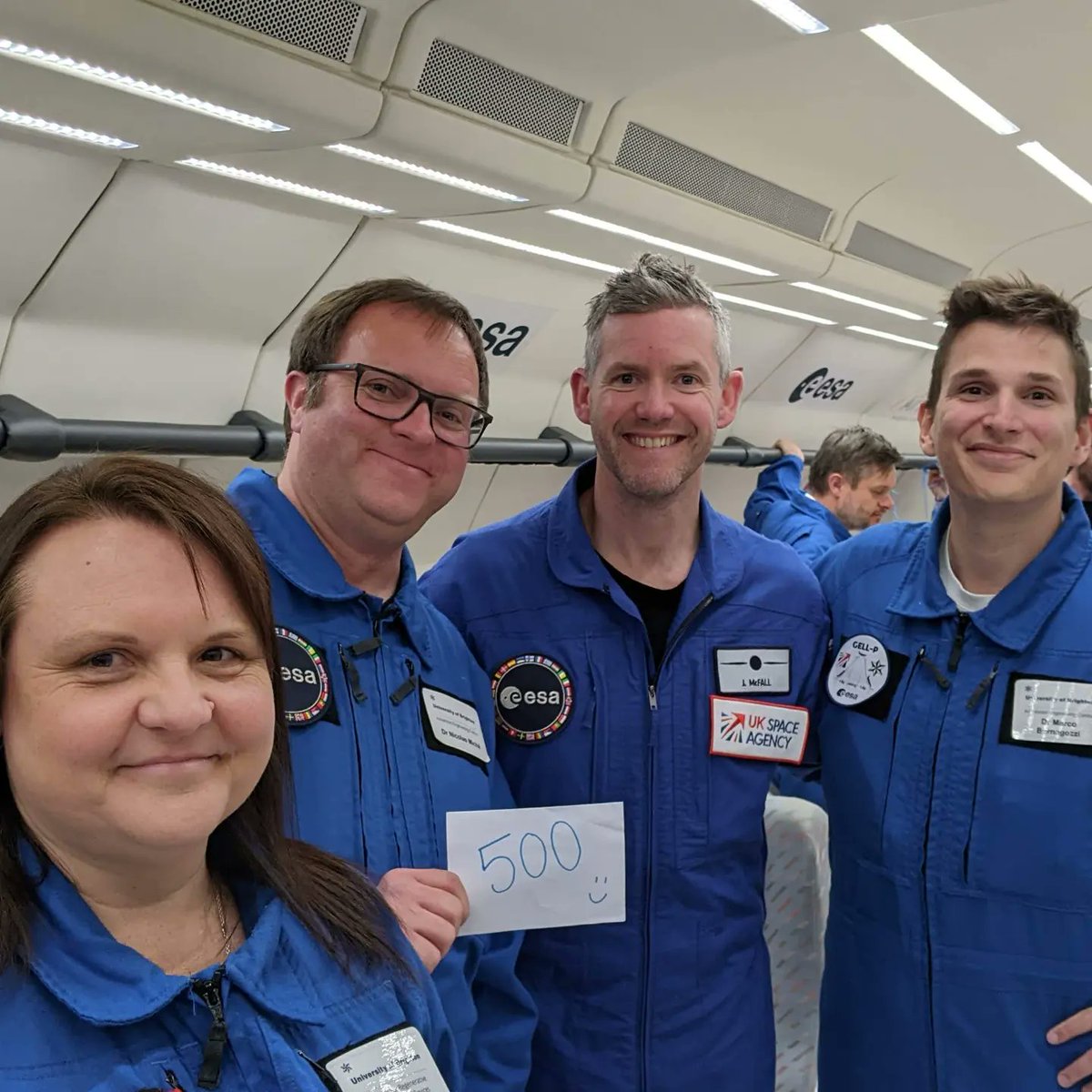 Last weeks flight campaign was pretty special. We were joined on-board by training astronauts from Europe, Japan and Australia. We had the pleasure of meeting them and working with some. We still can't believe we were surrounded by so many amazing and inspiring people.